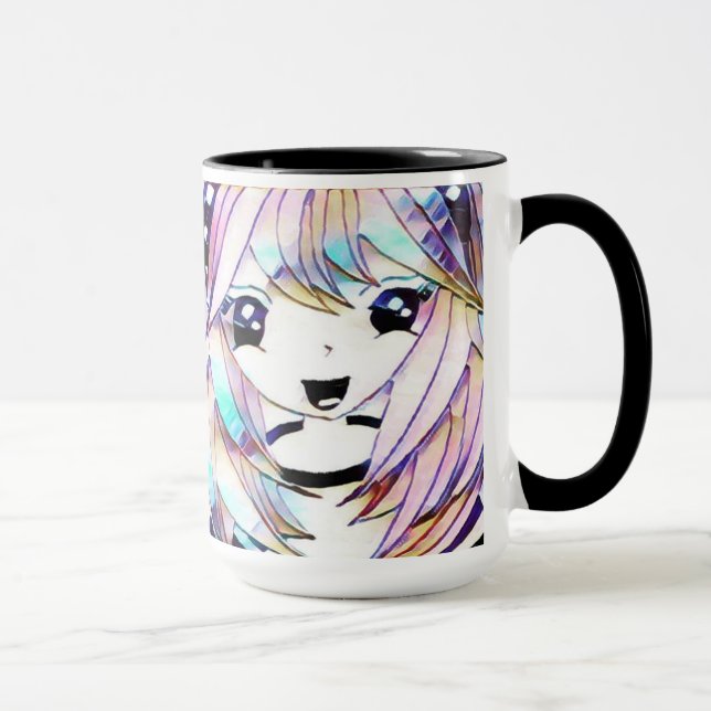 Manga Mädchen Tasse (Rechts)