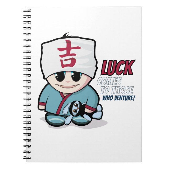 Manga martial arts garçon carnet (Devant)