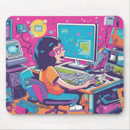 Manga-Mausmatte Mousepad