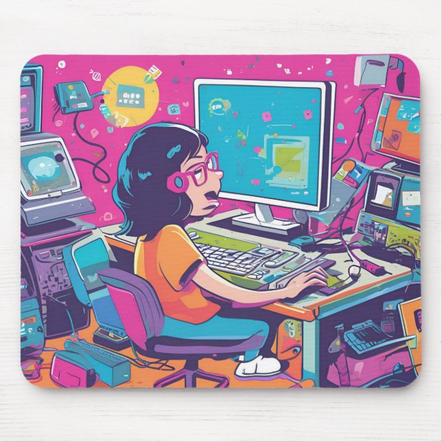 Manga-Mausmatte Mousepad (Vorne)