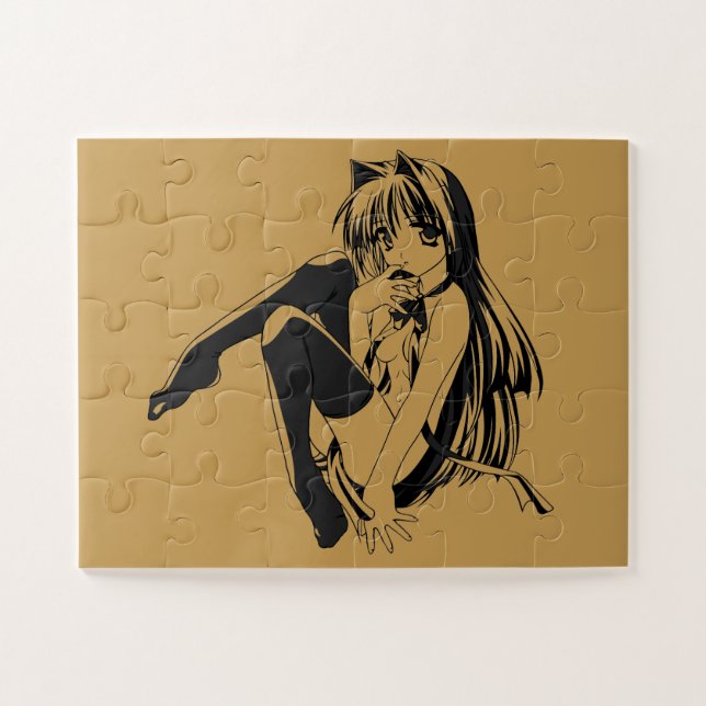 Manga, Neko Catgirl Furry Anime Loli Slave (Horizontal)