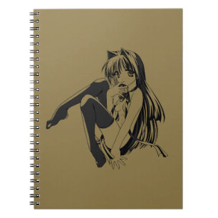 Manga, Neko Catgirl Furry Anime Loli Slave Notizblock