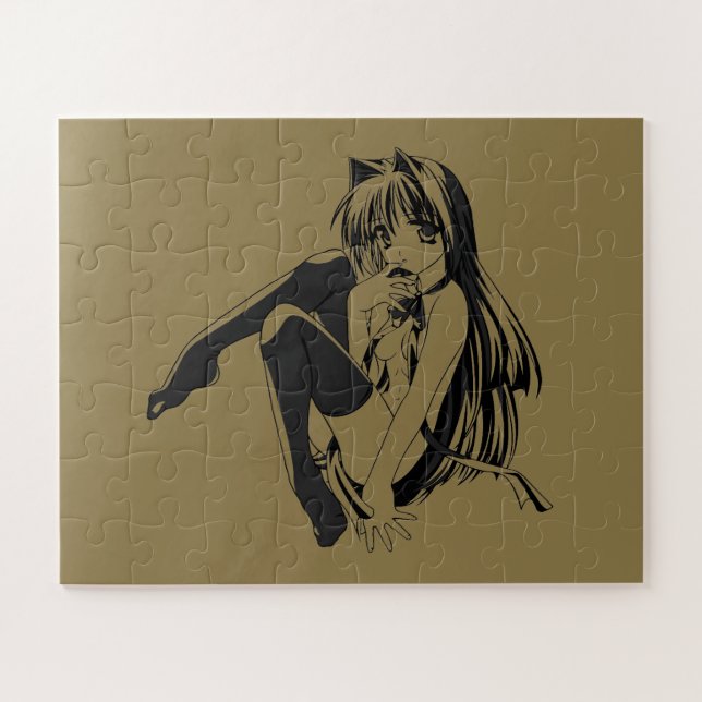 Manga, Neko Catgirl Furry Kawaii Loli (Horizontal)