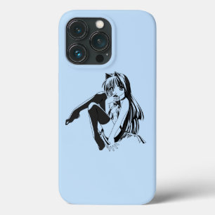 Manga, Neko Catgirl Furry Kawaii Loli Case-Mate iPhone Hülle
