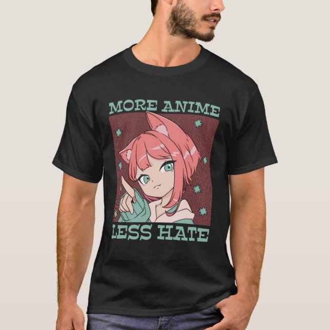 Manga Niedlich Kawaii Anime Cosplay Otaku Japan Ja T-Shirt (Vorderseite)