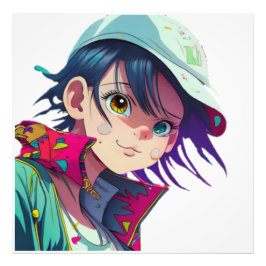 Manga Pop Kunstliebhaber Pop Liebhaber Cartoon Fotodruck