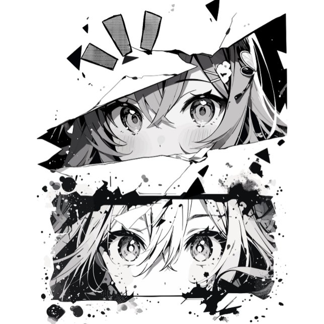 Manga-Vision: Zerrüttete Realität T-Shirt (Von Creator hochgeladen)