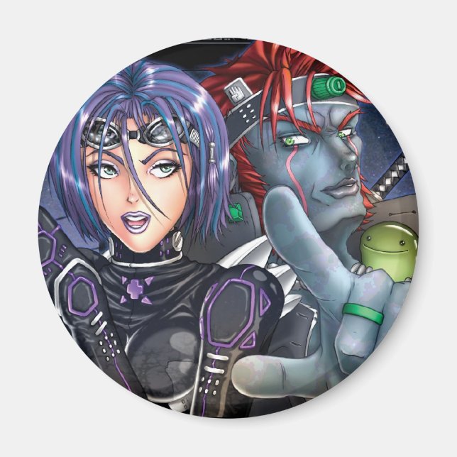 Manga Warriors Magnet (Vorne)