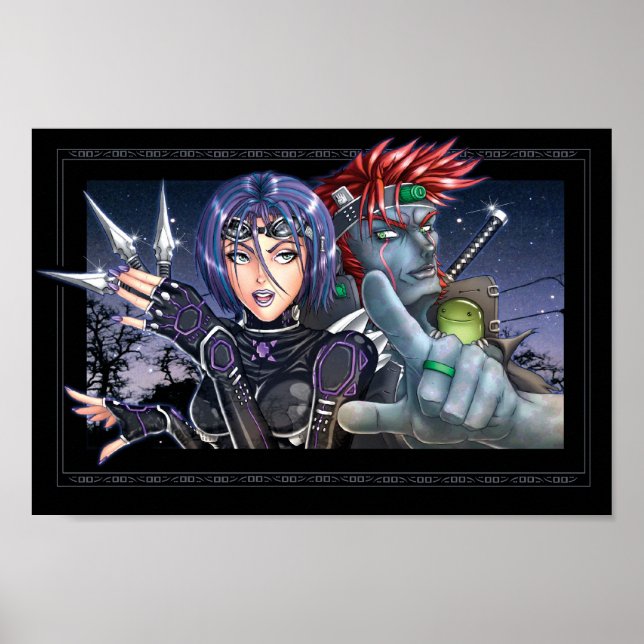 Manga Warriors Poster (Vorne)