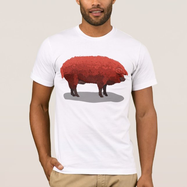 Mangalitsa Schwein T-Shirt (Vorderseite)
