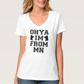 Mangan-Akzent T-Shirt