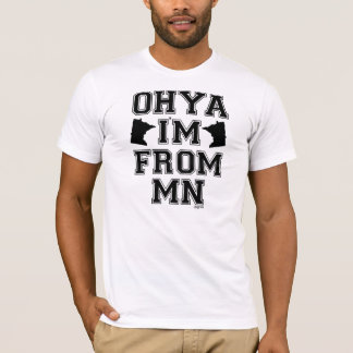 Mangan-Akzent T-Shirt