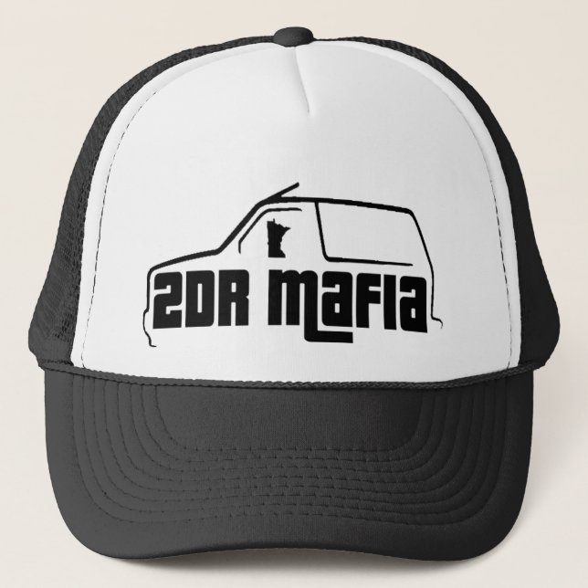 Mangan-Fernlastfahrerhut der Mafia-2DR Truckerkappe (Vorderseite)