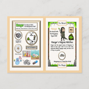Mangar - Mangan Trading Card Postkarte
