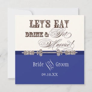 Mange, Bois n Se marier Faire-part de mariage nupt