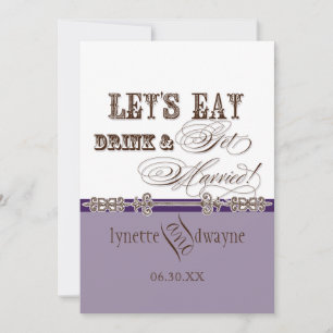 Mange, Bois n Se marier Faire-part de mariage nupt
