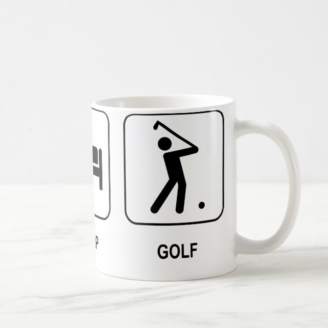 Mange Sleep Golf Mug (Droite)