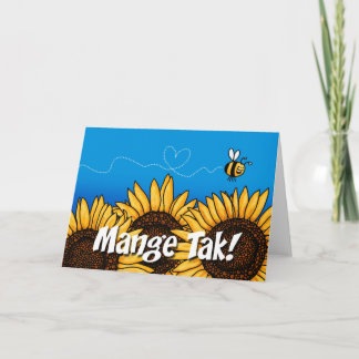 Mange Tak (Dänische danken Ihnen Karte) Dankeskarte