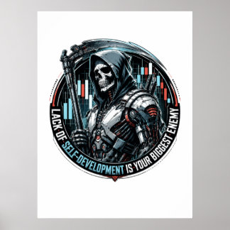 Mangel an Selbstentwicklung ist Ihr größter Feind Poster