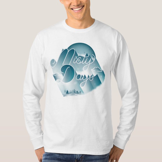 Mängelgewitter-Tage-Langschläfer-Shirt T-Shirt (Vorderseite)