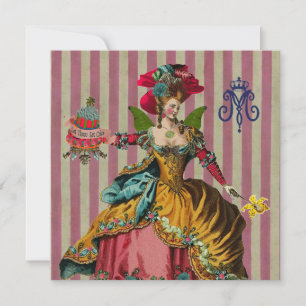 Mangeons du gâteau ~ Invitation / RSVP 5.25x5.25