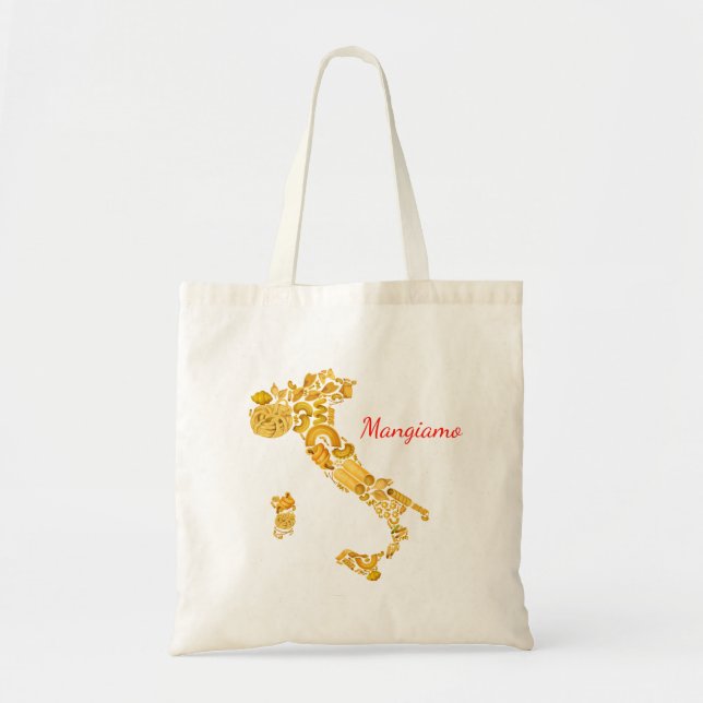 Mangeons - le sac italien de toile de pâtes (Devant)