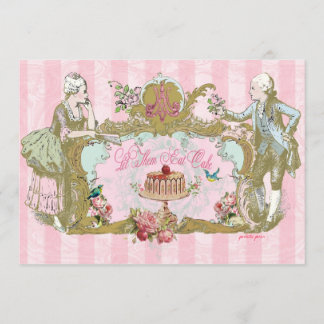 Mangeons les invitations à la fête du gâteau