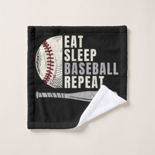 Manger Dormir Baseball Répéter Drôle Joueur de Bas