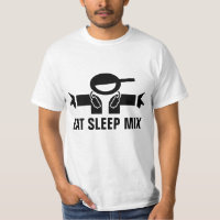 Manger Dormir Mixer t-shirt drôle pour DJ musique
