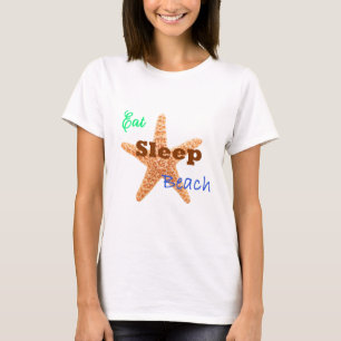 Manger Dormir Plage - T-shirt pour femme