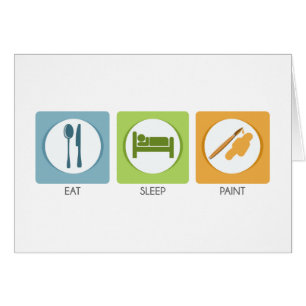 Manger Peinture de sommeil