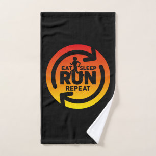 Manger Sleep Run Répéter Sunset Arrière - plan Sur