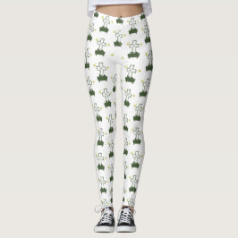 MANGER TO CROSS Christmas Nativity Patterned Leggings