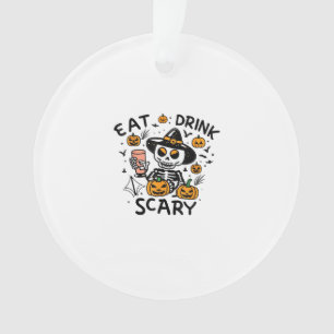 Mangez Boire Et Soyez Effrayant Citrouille Hallowe