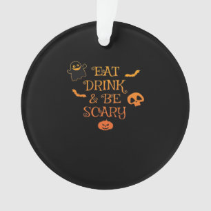 Mangez Boire Et Soyez Effrayant Halloween Classic 