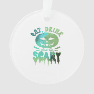 Mangez Boire Et Soyez Effrayant Halloween Lumière