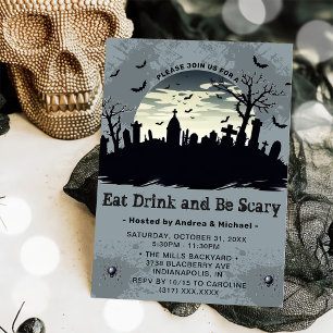Mangez Boire Et Soyez Effrayant Invitation De La F