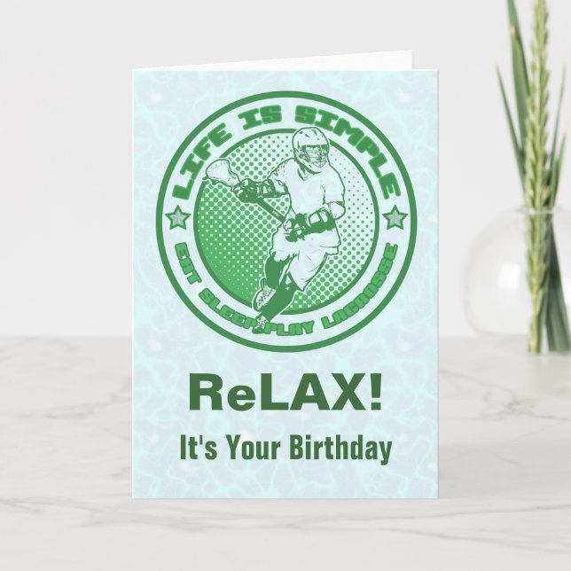 Mangez, dormez, jouez la carte d'anniversaire de (Devant)