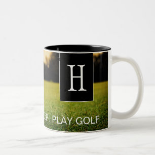 Mangez, dormez, jouez la tasse de café de golf