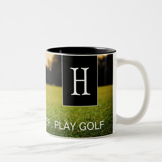Mangez, dormez, jouez la tasse de café de golf (Droit)