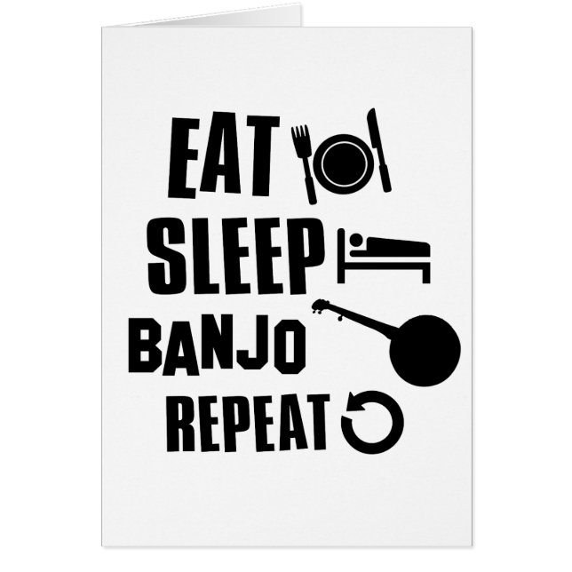 Mangez le banjo de sommeil (Devant)