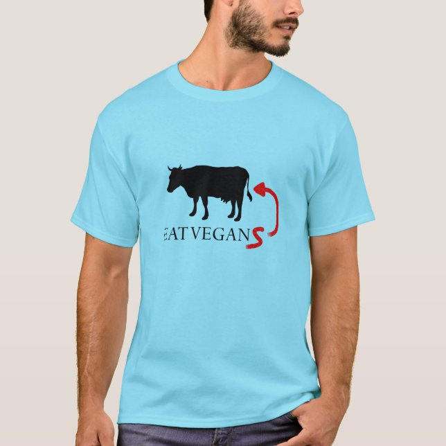 Mangez le(s) T-shirt Vegan(s) (Devant)