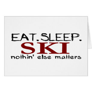 Mangez le ski de sommeil