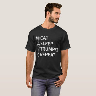 Mangez le T-shirt de musicien de répétition de