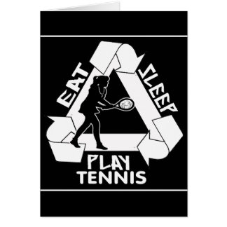 Mangez le TENNIS de jeu de sommeil - faites-le