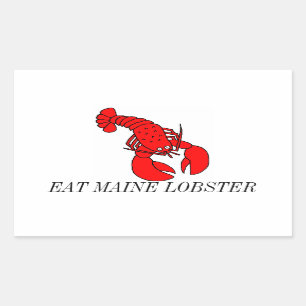 Mangez les autocollants de homard du Maine