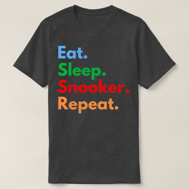 Mangez Snooker Répéter Classic TShirt 2 (Design devant)