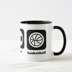 Mangez. Sommeil. Basket-ball. Tasse