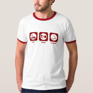Mangez. Sommeil. Croquet. T-shirt