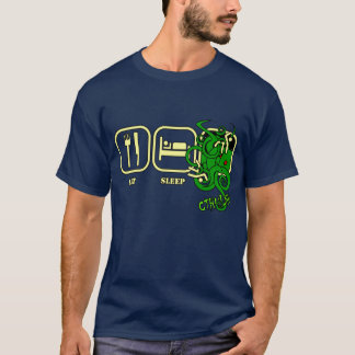 Mangez - sommeil - le T-shirt de Cthulhu
